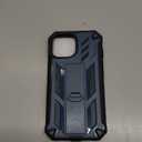 FNTCASE for iPhone 15 Phone Case: for iPhone 13 & 14 & 16e Case Military Grade Shockproof Protection Hard Phonecase - Dual Layer Matte Textured Drop Proof Rugged Protective Cover - 6.1 Inch Blue