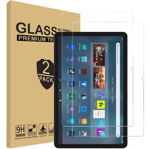 [2 Pack] TDA Screen Protector for Amazon Fire Max 11 Tablet (13th Generation, 2023 Release) Tempered Glass High Definition Clear Shield, Anti-Scratch, 9H Hardness Screen Cover [Stylus Pen Compatible]