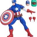 Marvel Legends Series: Ultimate Captain America Ultimates,Classic Comic Collectible 6 Inch Action Figure
