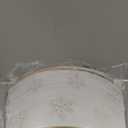 NIBESSER Christmas Tree Collar 30 Inches Plush Tree Skirt Ring with Silver Snowflake Tree Basket Plastics Sheets with Collar Cover Holiday Home Party Christmas Tree Decoration Xmas Ornaments (Snowy White/Strap)