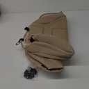 2 Pack Leather Front Car Seat Cover Bottom Only, Anti-Slip Padded Seat Cushion, Full Wrap Seat Protector with Storage Function Universal Fit for Most Cars, SUV, Pick-up Trucks (Beige)