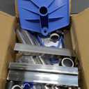 IV Pole with Wheels Medical Portable IV Stand with 4 Hooks and Tray, 52.3 to 70.8 Height Adjustable, IV Pole Stand for Hospital, Home and Outdoor Use