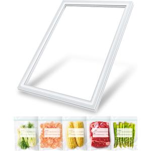 UPGRADED 242193214 Refrigerator Door Gasket Replacement Compatible with Frigidaire, Kenmore, Crosley Refrigerator Door Seal Replaces Part Number PS7784010 AP5688453 Freezer Door Gasket (White)