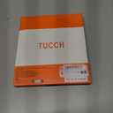 TUCCH Case Wallet for iPhone 17 Pro (6.3") 2025, Stand, RFID Blocking, 4 Card Holder, TPU Shockproof Inner Shell, PU Leather, Magnetic Closure Folio Protective Cover, Blue & Lake Blue