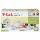 T-FAL ESSNTALS CERAMIC 10PC SET MOON GRY