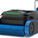 Cordless Robotic Pool Cleaner, 5,000 GPH with 150μm Filter, Floor/Wall/Waterline Cleaning, Smart Zigzag Navigation, 5,200mAh Battery, App-Controlled Presets for Inground & Above Ground Pools
