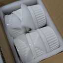 LE TAUCI Ramekins 4 OZ Oven Safe, Creme Brulee Ramekins, Pudding Custard Cups Souffle Ramiken, Dipping Sauce Dishes, Ceramic Ramekin Bowls Set of 6, White