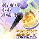 1050W Powerful Steam Cleaner with 9pcs Accessories & Safety Lock, Quick Heating Pressurized Handheld Steam Cleaner for Home, Multi-Surface Steamer Cleaner for Car, Window, Bathroom, Grout and More