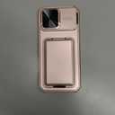 SSLOTSCASE for iPhone 17 Pro Max Case with Wallet & Sliding Lens Cover & Kickstand & Credit Card Holder & Camera Stand, Military-Grade Protection Phone Case Cover for iPhone 17 Pro Max 2025, Rose Gold