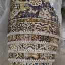 Loloi Layla Collection LAY-03 Olive/Charcoal 7'-6" x 9'-6" .13" Thick Area Rug, Soft, Durable, Vintage Inspired, Distressed, Low Pile, Non-Shedding, Easy Clean, Printed, Living Room Rug