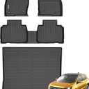 Binmotor-Floor Mats & Cargo Liner Set for Ford Edge 2025 2024 2023 2022-2015, All Weather Car Mats for Ford Edge Mat Floor Liners Rear Cargo Mat Custom Fit for Edge Accessories