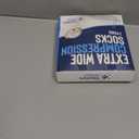 Doctor's Select 3 Pairs Plus Size Compression Socks Wide Calf - Up to 6XL | 20-30 mmHg Compression Socks for Women Wide Calf | Pink, Purple, Blue (XX-Large)