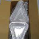 Zezzxu 100 Pack Cake Slice Containers, Clear Plastic Pie Slice Containers Disposable Triangle Containers with Lids for Desserts, Cheesecake Carriers, To-Go Slice Cake Boxes