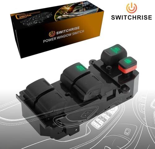 SWITCHRISE Power Window Switch No.35750TK6A01 Window Control Switch for Honda Fit 2009-2014 Black Fit for