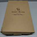 Cozy Bliss Cow Print Faux Fur Throw Blanket, Animal Printed Blankets Super Soft Warm Thick Fluffy Throws Home Decor for Couch Bed Sofa Women (Black&Coffee Cow, 50x60 Inches)