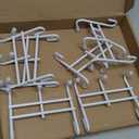 Hook Attachments 6 PcsFor Storage Organizing (White)