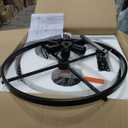 Semi Flush Mount Ceiling Light Fixtures, 6-Light Modern Metal Farmhouse Semi Flush Mount Chandelier, Industrial Ceiling Mount Light Fixtures for Kitchen Island, Dining Room, Entryway, Hallway