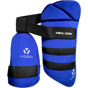 YOOGI Cricket Shield Combo Thigh Guard Lower Body Sefety,Cricket Thigh Pad (Boys)