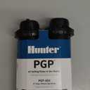 Hunter PGP-ADJ 3/4" Rotor Sprinkler, Adjustable 40 360 Arc, Gear Drive, 4" Pop Up Sprinkler, Lawn Irrigation Head, 2252 ft Spray Distance, Preinstalled 3.0 GPM Nozzle, 2 Pack