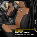 Cat MeshFlex Automotive Seat Covers for Cars Trucks and SUVs (Set of 2) Beige Car Seat Covers for Front Seats, Truck Seat Protectors with Comfortable Mesh Back, Auto Interior Covers