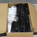 LANTEFUL Shoe Rack with Covers 10 Tier Tall Shoe Rack Organizer Large Capacity Shoe Shelf Storage 40 Pairs Space Saving Free Standing Shoe Storage Organizer for Closet, Entryway, Dorm, White