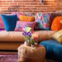 Queekay Mardi Gras Mask Miniature Tree Topper Masquerade Masks with Feather Decorations 4 Inches Mini Purple Green Gold Tree Ornaments for Christmas Carnival Party Decor