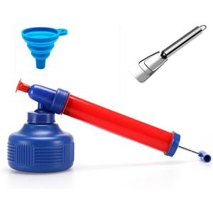 Diatomaceous Earth Applicator Garden Puffer Duster (Red, 1)
