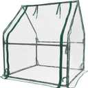 Gardzen Mini Greenhouse Heavy Duty Portable Green House, Clear Tent Small Greenhouse for Indoor Outdoor Plants 36.2(L) x36.2(W) x42.5(H)