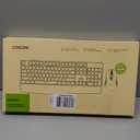 Seenda Wireless Bluetooth Keyboard and Mouse Combo, COE200 Ergonomic Wireless Keyboard Mouse with Wrist Rest, MultiDevice Connection, FullSize, Compatible for Computer/Laptop/Mac/MacBook, Black