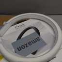 Frani Nappa Leather Steering Wheel Cover, Universal Fit 15 Inch-Premium Non-Slip Breathable Comfort Grip for Cars Trucks SUVs, Anti-Slip Durable Interior Upgrade White