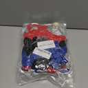 5 x Red Blue Black Balloon Arch Kit, Blue and Red Balloon Arch Kit, Blue Black Balloons Garland with 22 Inch Star Foil Balloons for Men Boys Birthday Baby Shower Graduation Party Decorations