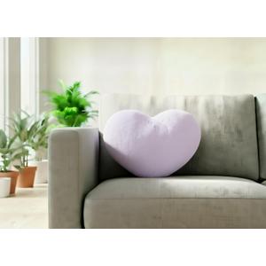 Heart Pillows, Cute Heart Decorative Pillow, Super Soft Throw Pillow Valentines Day Decorations Pillow,Wedding Decor (Lavander, Small)