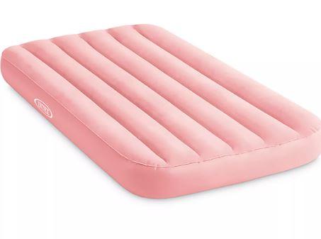 Intex Cozy Kidz Inflatable Airbed: Fiber-Tech Velvety Soft Surface,  34.5" x 62" x 7"