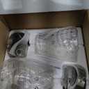 Brushed Nickel Pendant Lights Kitchen Island 2 Pack, 5.9“ Small Hammered Glass Pendant Light Fixtures, Adjustable Modern Hanging Lights Kitchen Pendant Lighting over Island Sink Bathroom Dining Room