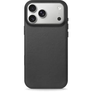 LONLI Edition | Italian Leather - for iPhone 17 Pro Max - Premium Italian Full Grain Leather Phone Case - [Develop Unique Patina] - [Built-in Camera Control and Compatible with Magsafe] - Black Ink