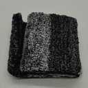 Arotive Microfiber Bathroom Rugs, Shaggy Soft and Absorbent Bath Rug, Non-Slip, Thick Plush Bathroom Mat, Machine Washable Dry Bath Mats for Bathroom, Tub and Shower, 24''x36'', Black