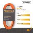 Deck Belt 5103748 / Kevlar Cord / 5/8" x 162 3/4" - Compatible with Ferris 5103927,Most F125XT, IS700Z and IS2100Z Series