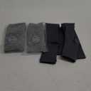 Open Toe Compression Socks for Women Men 15-20 mmHg 4 Pairs Toeless Footless Socks Compression S