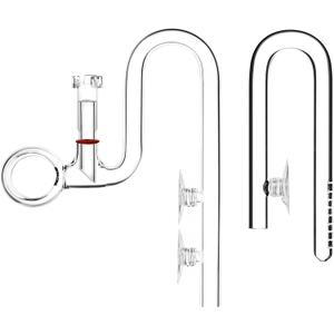 Mini Lily Pipe Set Spin Outflow with Surface Skimmer and Inflow for Nano Long Shallow Tanks (13mm for 1/2'' i.d. (12/16mm) tubing)