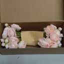 Ling's moment Ranunculus Artificial Flower, Faux Silk Mini Ranunculus Flowers for DIY Bouquet, Bulk Fake Wedding Filler Flowers for Centerpieces Arrangements Bridal Shower Decorations, Blush Pink