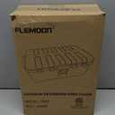 Flemoon Large Outdoor Electrical Box (12.5 x 8.5 x 5 inch), IP54 Waterproof Extension Cord Cover Weatherproof, Protect Outlet, Plug, Socket, Timer, Power Strip, Holiday Light Decoration, Black