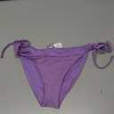 BECCA Women's Celeste Tie Side Bikini Bottom, Cheeky Coverage, Swimwear Separates XS