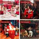 Kate Christmas Arch Backdrops for Photography Outdoor Forest Xmas Archway Party Decor Winter Photo Background, 7x5ft