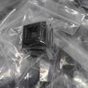 Moxweyeni 192 Pcs Iron Baluster Shoes Stair Flat Shoe with Screw for 1/2 Inch Square Scroll Basket Twist Knuckle Staircase Balusters Metal Spindle Railing, Satin Black