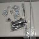 Tailgate Handle Latch Rebuild Kit, Compatible with 1997-2007 Ford F150 F250 F350 Super Duty, Replaces# 72958, 77726, 1L3Z-9943400-BAA, Complete Rear Tail Gate Door Bezel Lock Bolt Hinge Cable Set