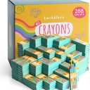 THE TWIDDLERS 288 Sets of 4-Packs (1,152 Bulk Crayons) Non-Toxic Individual Box for Kids, Back to School Supplies, Classrooms, Restaurants Bulk Crayons Coloring Activity, Party Bag Fillers