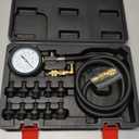 Oil Pressure Tester Kit 0-140 PSI, Professional Engine Oil Pressure Gauge Diagnostic Tool for Cars, Trucks, ATVs, Motorcycles - Universal Fit, Accurate Measurement