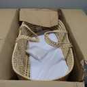 Baby Wicker Moses Basket, Natural Look Baby Basket - Baby Carrier with Mattress and Sheet