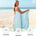 YSYJ Turkish Beach Towel Set of 24 Oversized Beach Towels 36 x 71 Inches Sand Free Turkish Bath Towels Quick Dry Pool Towels 12-Color Mix Pack