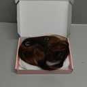 REECHO Hair Toppers for Women Real Human Hair, Seamless Human Hair Toppers with Bangs, 360 3D Cover Clip in Bangs Hair Extensions for Daily Wear, Medium Brown